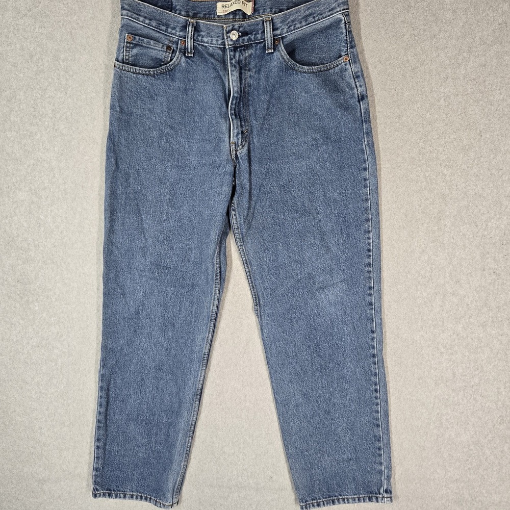 Levi's 550 Men Jeans 30X32 Blue Denim Relaxed Fit 32" Inseam